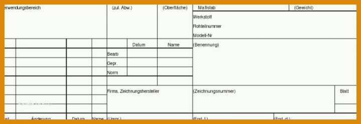 Original Autocad Blattrahmen Vorlagen Download 800x274