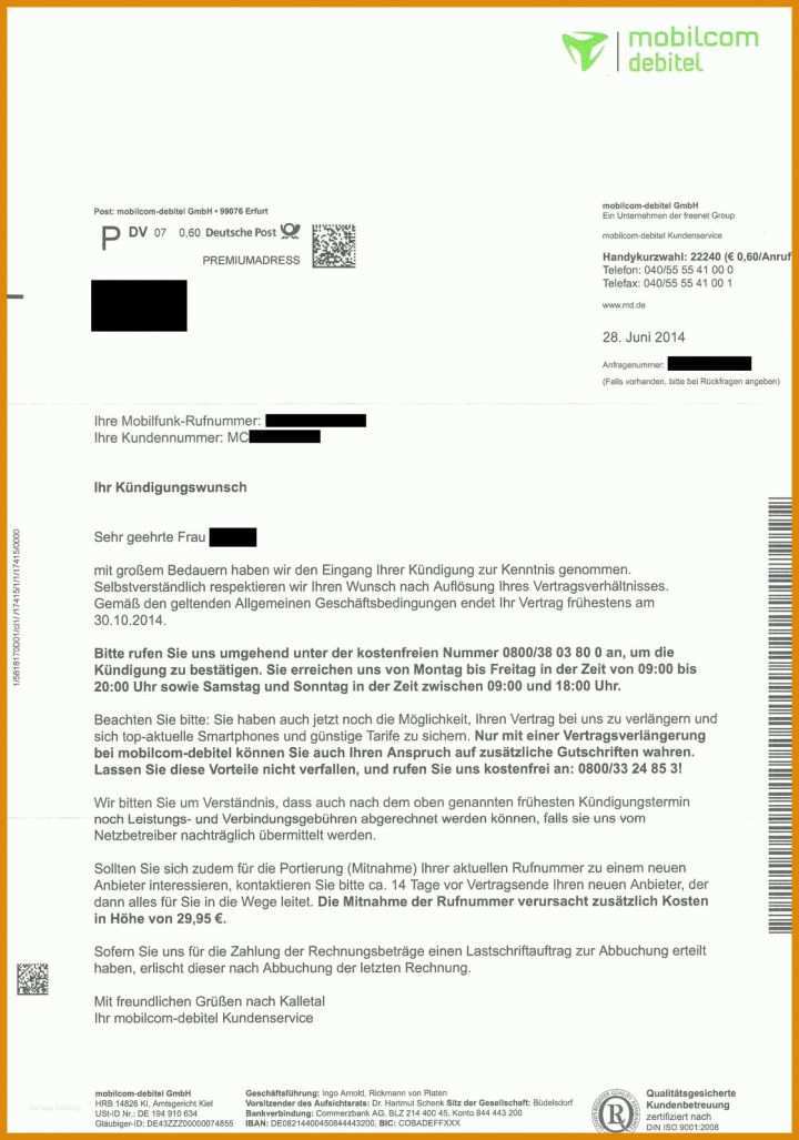 Wunderschönen Handyvertrag Kündigen Mobilcom Debitel Vorlage 1121x1599