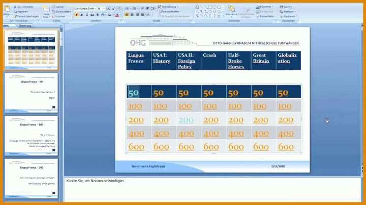 Ungewöhnlich Jeopardy Powerpoint Vorlage 1280x720