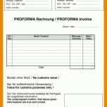 Tolle Proforma Rechnung Vorlage 753x1068