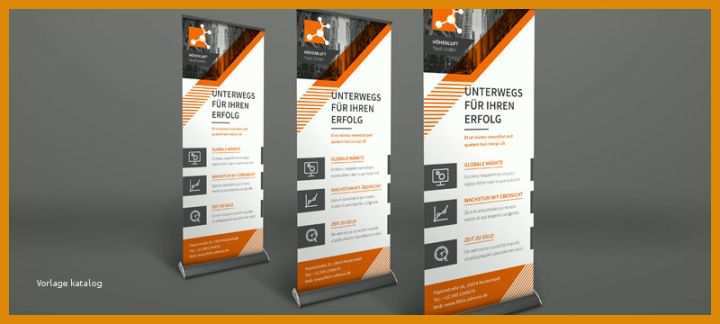 Neue Version Roll Up Design Vorlagen 800x360