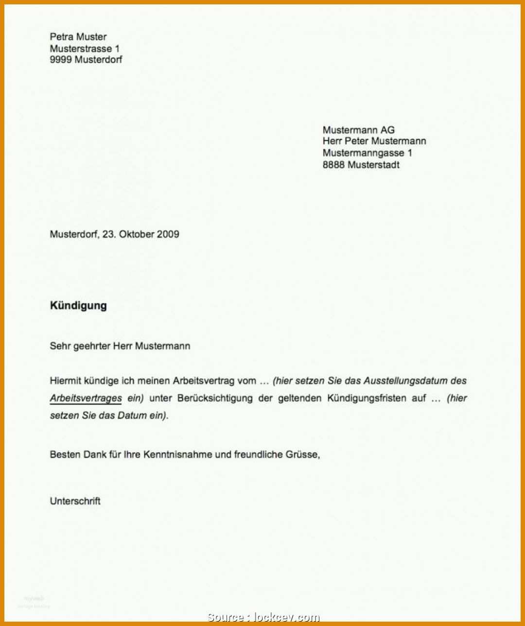 Modisch Kündigung Rechtsschutzversicherung Vorlage 1200x1431