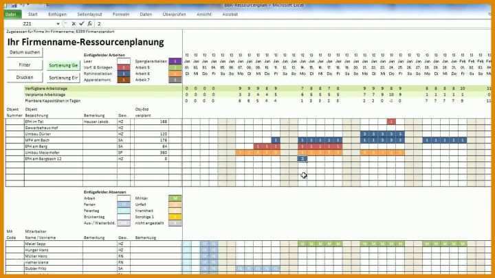 Atemberaubend Projektplan Excel Vorlage 2018 1280x720