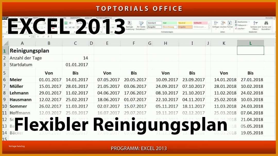 Selten Reinigungsplan Küche Vorlage Kostenlos 1280x720