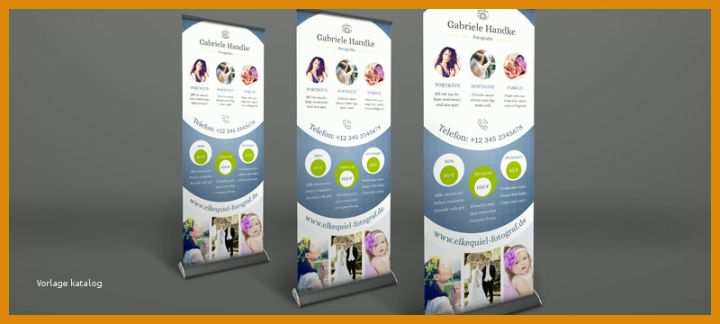 Wunderschönen Roll Up Design Vorlagen 800x360