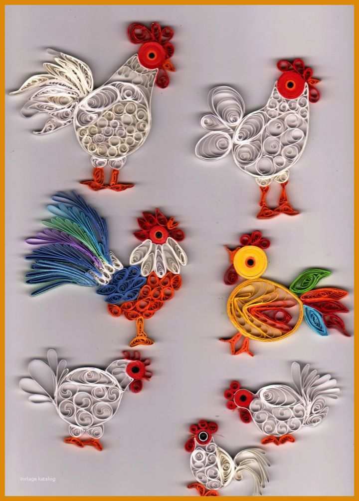 Überraschen Quilling Vorlagen 736x1025