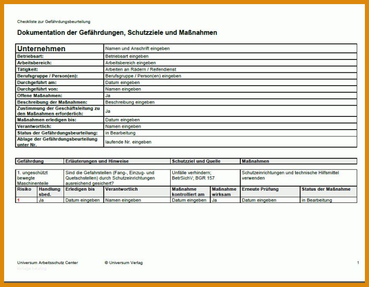 Hervorragen Gefährdungsbeurteilung Aufzugsanlagen Vorlage 900x700