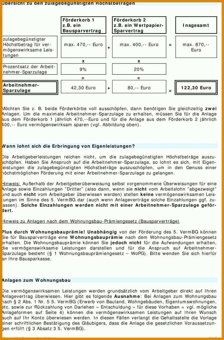 Erstaunlich Vermögenswirksame Leistungen Kündigen Vorlage 960x1456