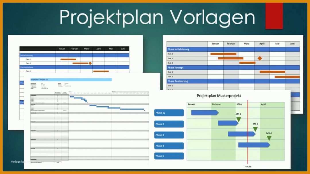 Modisch Vorlage Projektplan 1138x640