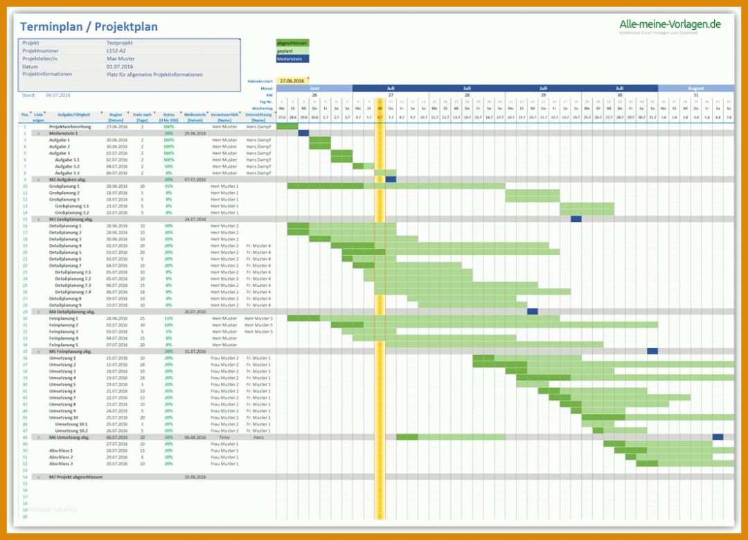 Fantastisch Zeitplan Erstellen Vorlage 1103x796