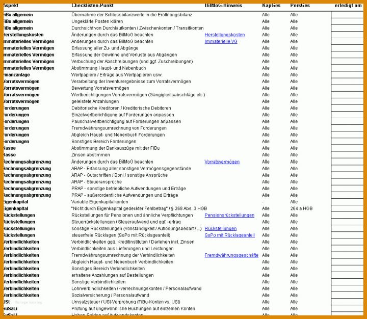 Neue Version Excel Checkliste Vorlage 991x861