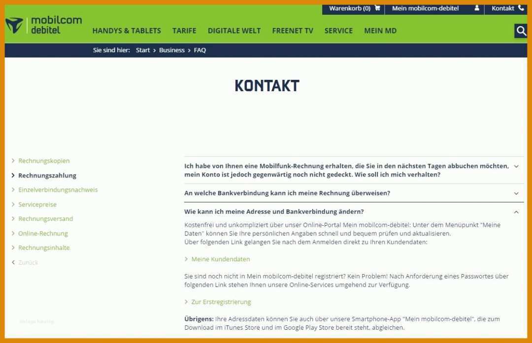 Schockieren Kündigung Mobilcom Debitel Vertrag Vorlage 1121x722