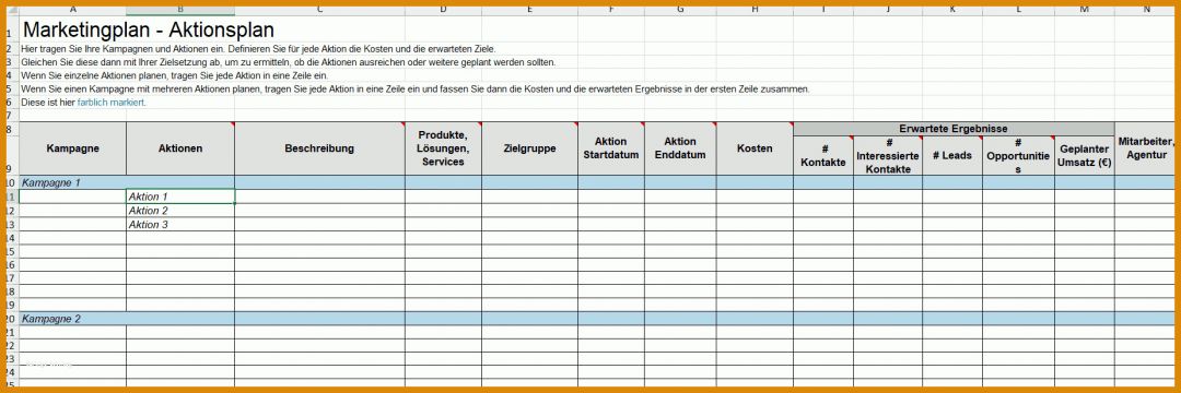 Modisch Marketingplan Vorlage 1854x618