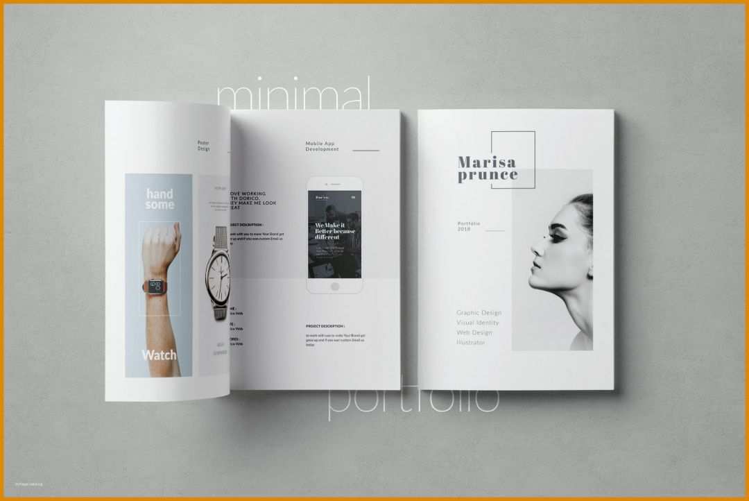 Perfekt Portfolio Vorlage Indesign 2000x1337