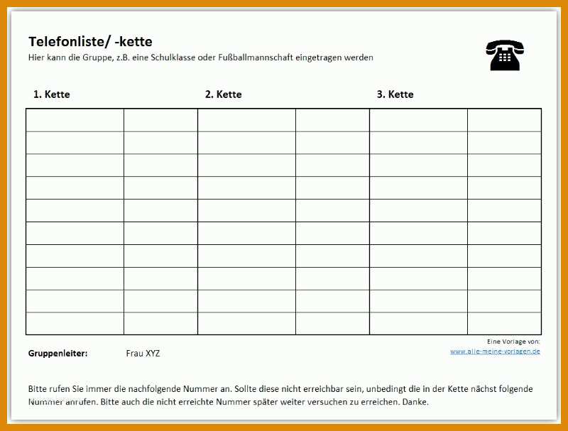 Spezialisiert Telefonliste Telefonkette 215474 Muster And Vorlagen Kostenlos Herunterladen 