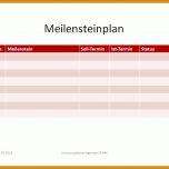 Allerbeste Meilensteinplan Vorlage 799x568