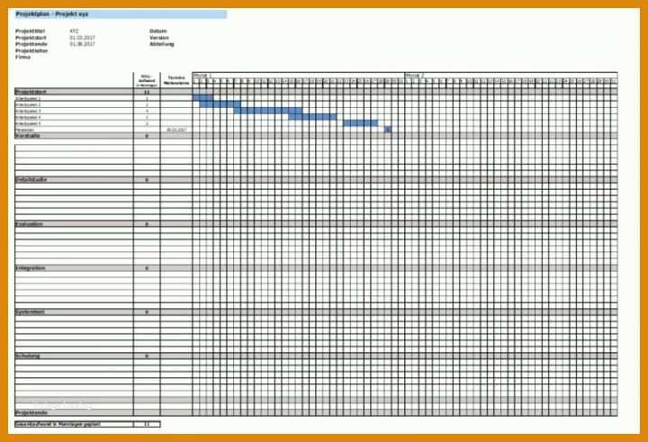 Rühren Zeitplan Excel Vorlage 800x545