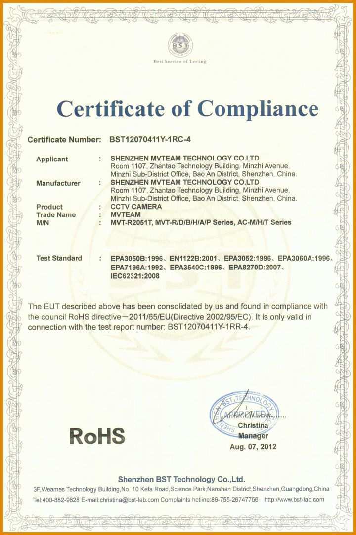 Ausgezeichnet Certificate Of Compliance Vorlage 1120x1680