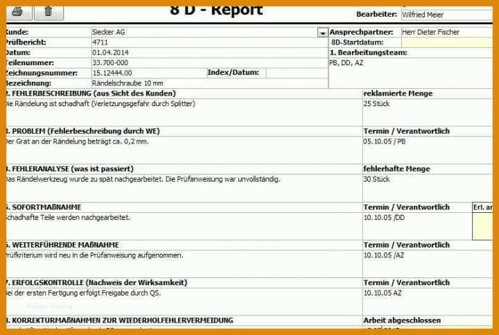 Perfekt Reklamationsmanagement Vorlage 781x524