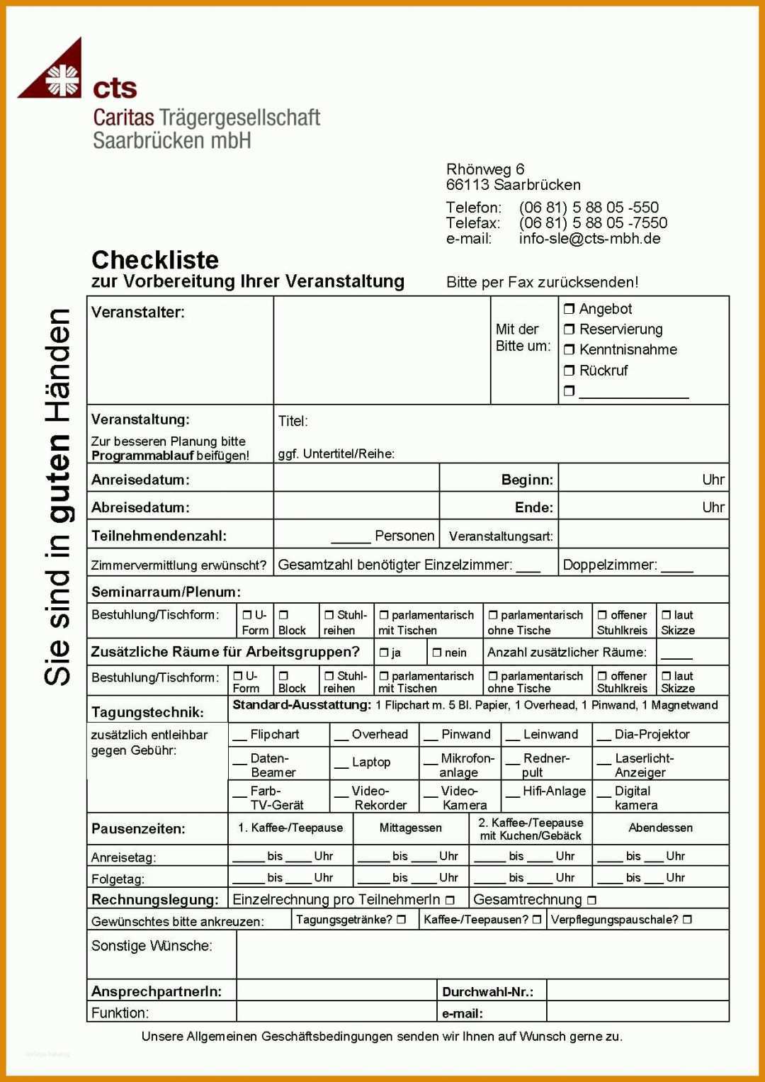 Spezialisiert Checkliste Für Veranstaltungen Vorlage 1241x1755