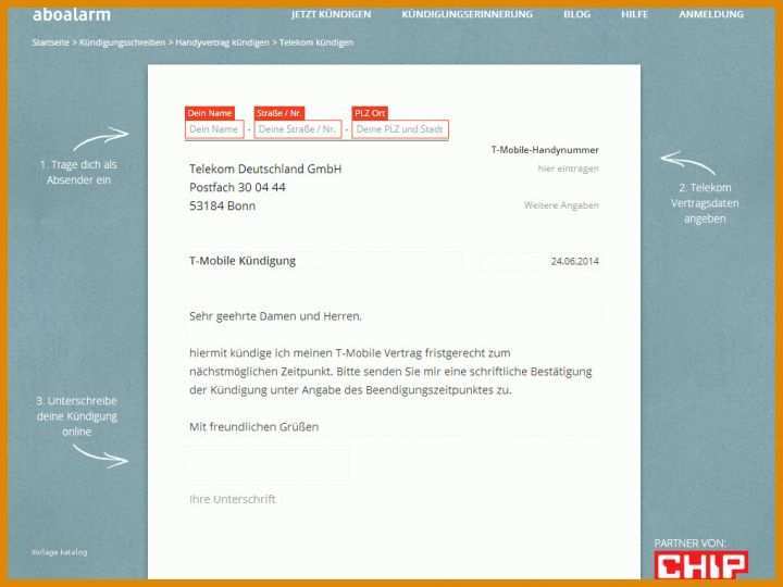 Handyvertrag Kündigen Telekom Vorlage Telekom Handyvertrag Kuendigen Vorlage