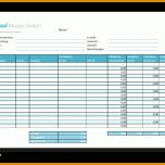 Neue Version Kassen Vorlage Excel 942x725