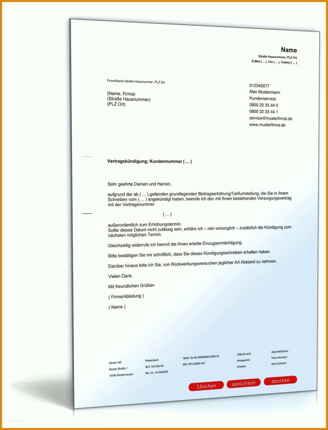 Neue Version Strom Kündigen Vorlage Pdf 1600x2100