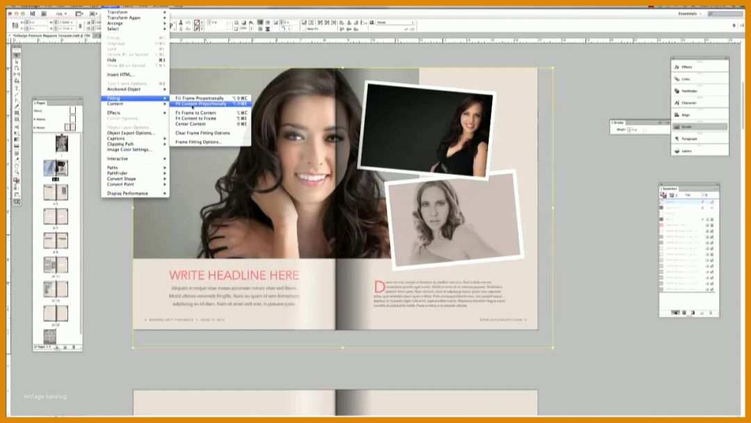 Einzigartig Magazin Vorlage Indesign 1280x720