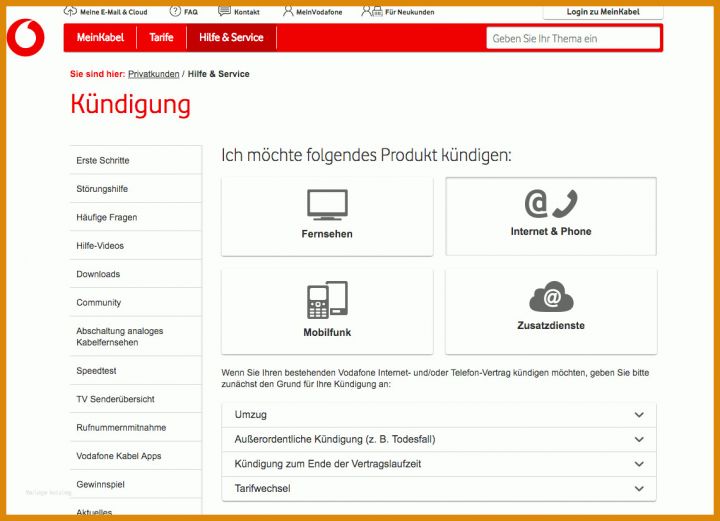 Wunderbar Vodafone Handyvertrag Kündigen Vorlage 1141x825