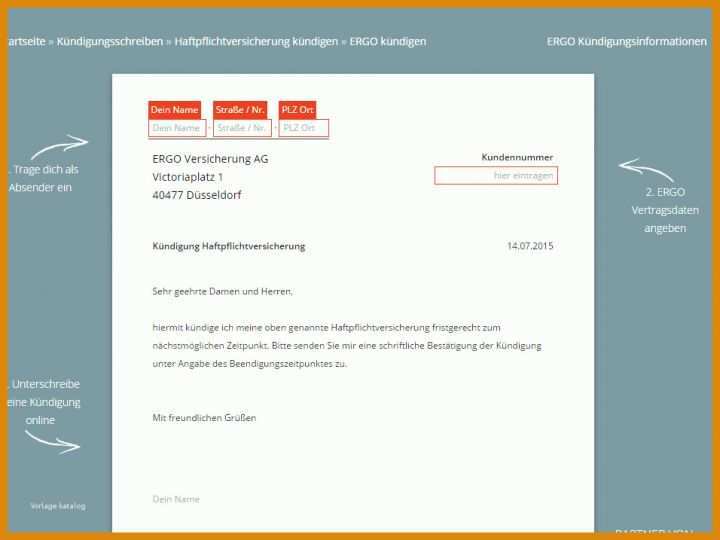 Überraschen Vorlage Haftpflichtversicherung Kündigen 956x717