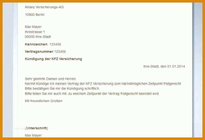 Singular Außerordentliche Kündigung Vorlage Kabel Deutschland 800x549