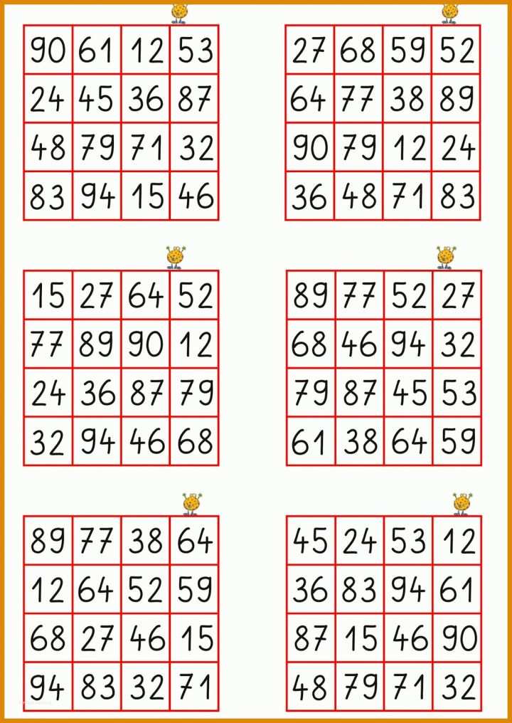 Kreativ Bingo Spiel Vorlage 1134x1600