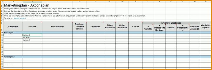 Original Marketing Plan Vorlage Word 1854x618