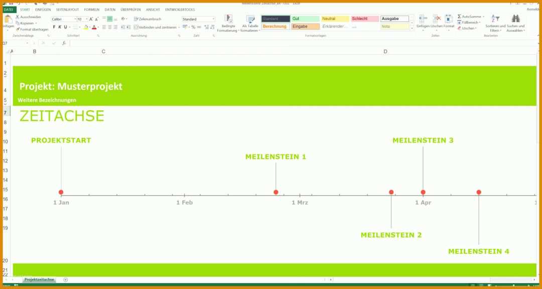 Beeindruckend Meilensteinplan Vorlage 1920x1024