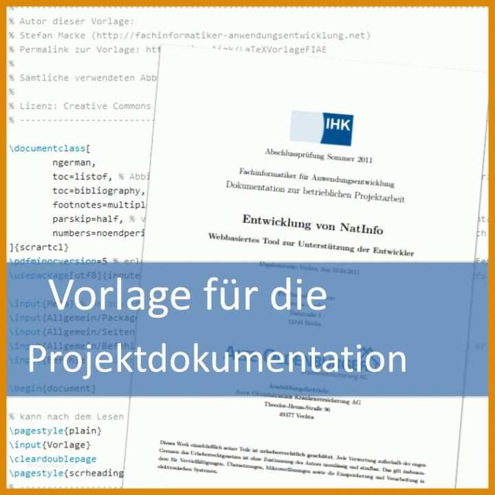 Unvergesslich Projektantrag Fachinformatiker Systemintegration Vorlage 756x756