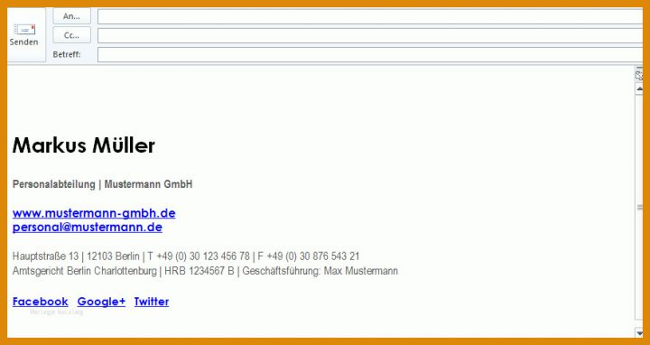 Email Signatur Vorlage So Optimieren Sie Ihre E Mail Signatur
