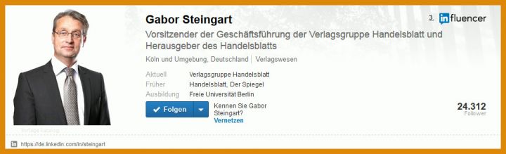 Hervorragend Linkedin Zusammenfassung Vorlage 972x295