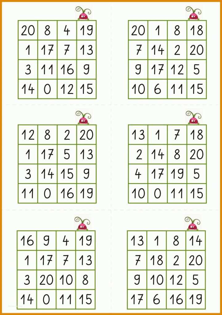 Unvergleichlich Mathe Bingo Grundschule Vorlage 1131x1600