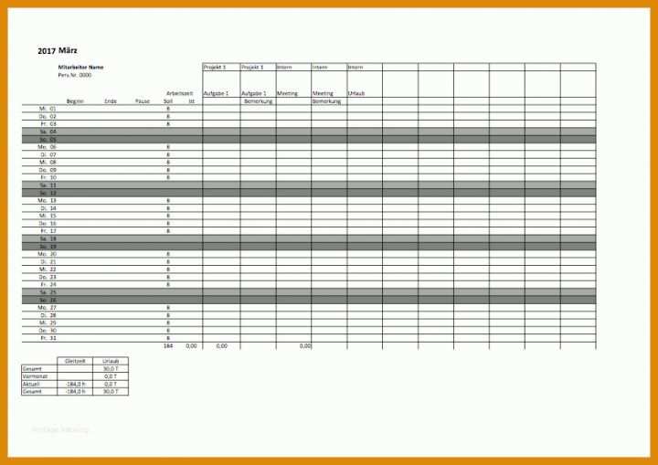 Modisch Stundenzettel Vorlage Openoffice 842x595