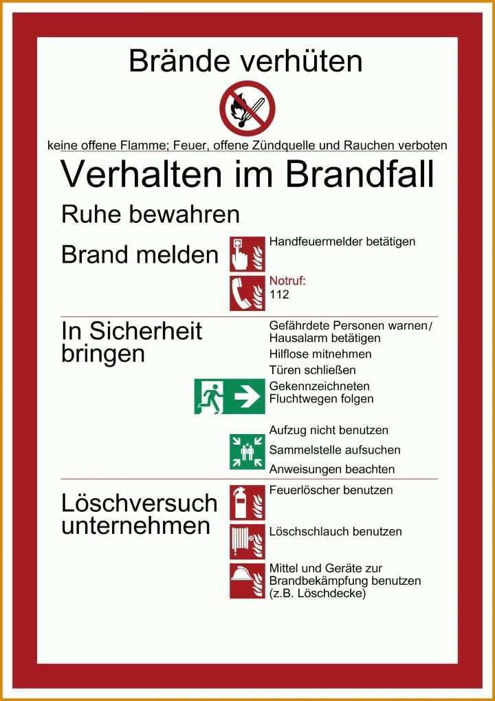 Neue Version Brandschutzordnung Vorlage Word 1900x2689