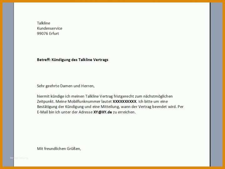 Außergewöhnlich Handyvertrag Mobilcom Debitel Kündigen Vorlage 912x684