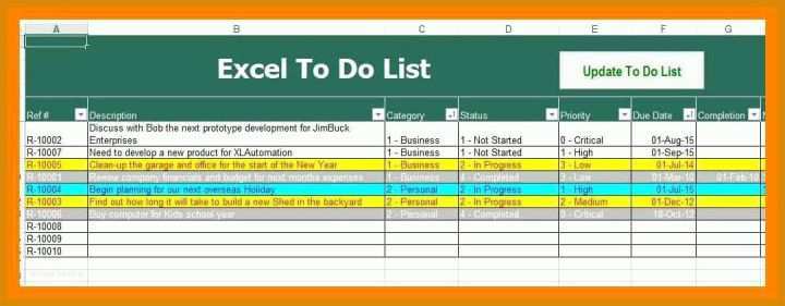 Beste To Do Liste Excel Vorlage 1080x422