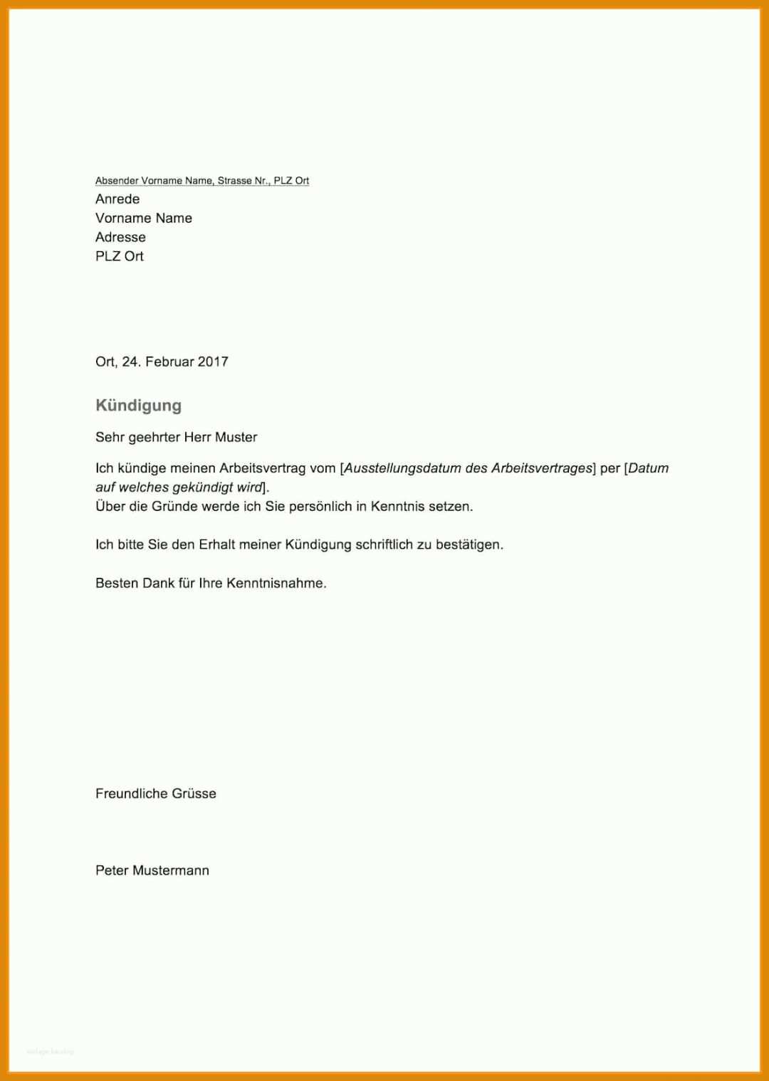 Schockieren Vorlage Kündigung Rechtsschutz 1184x1665