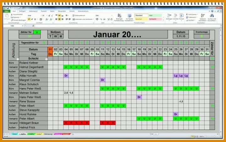 Ausgezeichnet Excel Urlaubsplaner Vorlage 1000x630