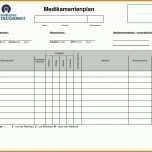 Ideal Medikamentenplan Vorlage 1754x1240