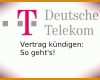 Wunderbar Deutsche Telekom Kündigung Vorlage 762x400