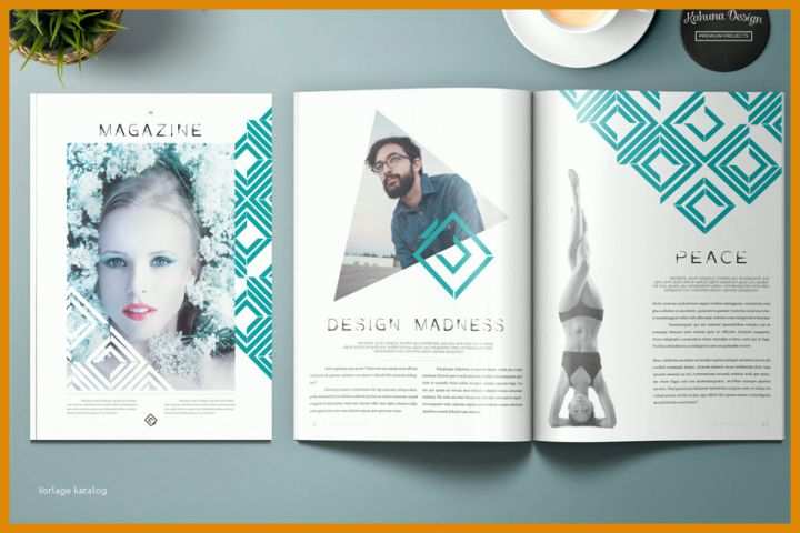 Kreativ Magazin Vorlage Indesign 850x567