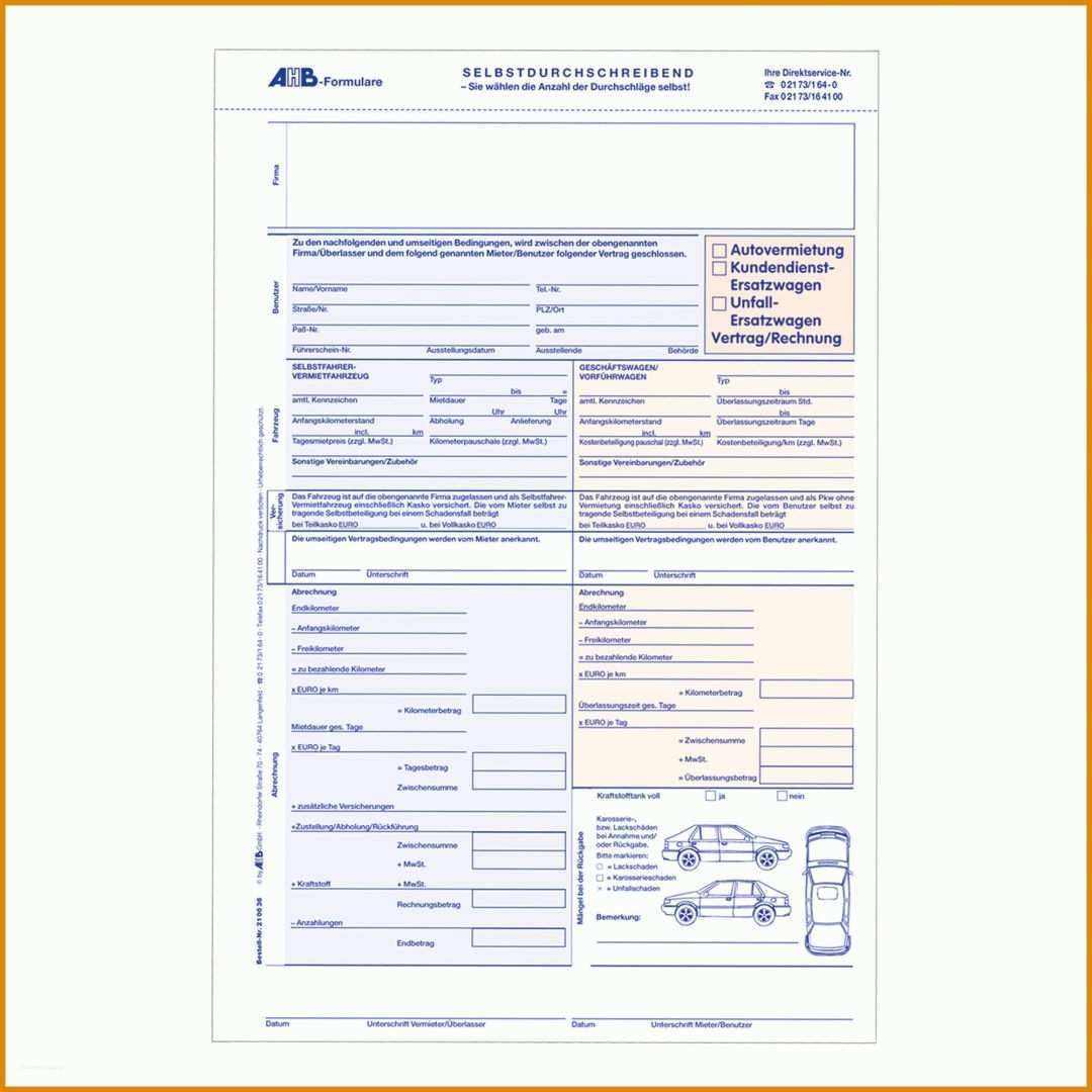 Modisch Autovermietung Vertrag Vorlage 2000x2000