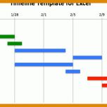 Moderne Excel Timeline Vorlage 920x343