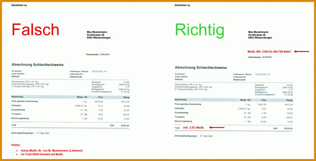 Ausnahmsweise Rechnung Mit Mehrwertsteuer Vorlage 1629x833